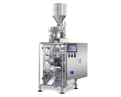 Mesin Pengemasan Vffs Medium Granule Filling Machine Otomatis Dua Motor Servo