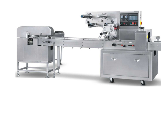 Mesin Pengemasan Makanan Beku Rotary Horizontal Otomatis Ice Lolly Popsicle Packing