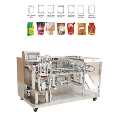 Rotary Snack Poly Pouch Packing Machine Mesin Pengisian Makanan Premade