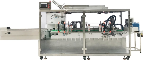 PLC Automatic Carton Packing Machine Mesin Flap Box Folder Gluer