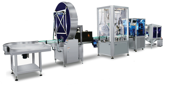 Mesin Pengemas Bubuk Otomatis Linear Auger Filling Capping Machine