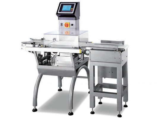 Penyortiran Berat Otomatis Periksa Weigher Belt Conveyor Automatic Packaging Line