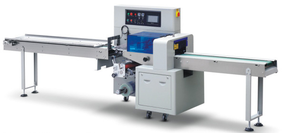 Mesin Paket Aliran Horizontal Otomatis Rotary Dengan Menarik Film Ke Atas